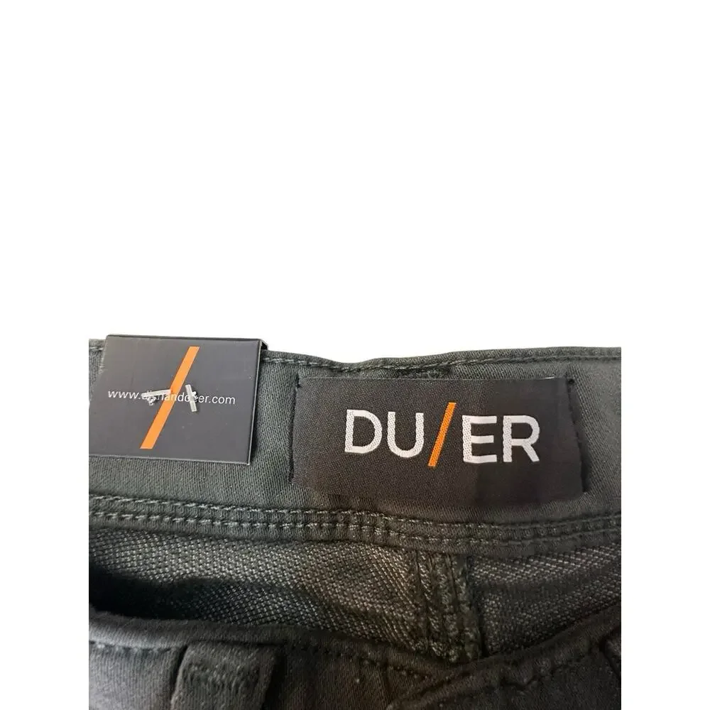 Duer Du/er No Sweat Pants MENS 28x34 In Gull Relaxed Taper N2X Stretch NWT